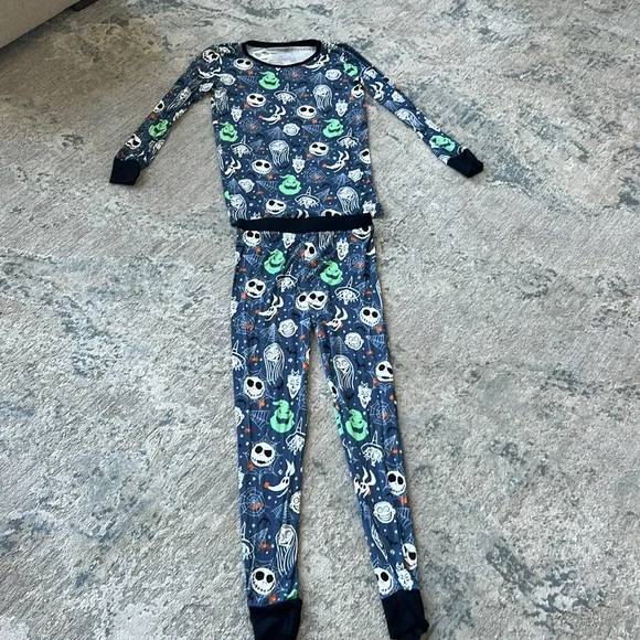 Little sleepies nightmare before Christmas pajama set kids size 16 - Picture 3 of 4